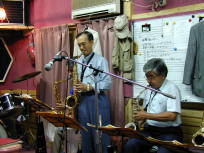 Kawasugi on tenor saxphone